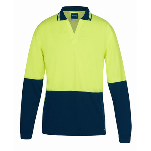 WORKWEAR, SAFETY & CORPORATE CLOTHING SPECIALISTS JB's HV 4602.1 L/S NON BUTTON POLO