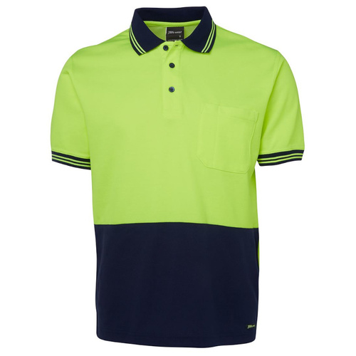 WORKWEAR, SAFETY & CORPORATE CLOTHING SPECIALISTS JB's HI VIS S/S COTTON BACK POLO