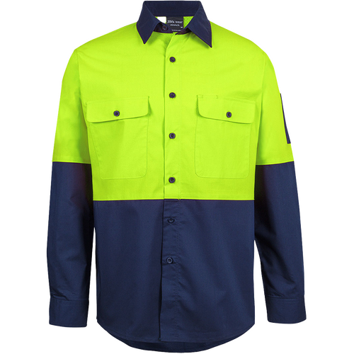 WORKWEAR, SAFETY & CORPORATE CLOTHING SPECIALISTS JB's HV CLASS F RIPSTOP L/S WORK SHIRT