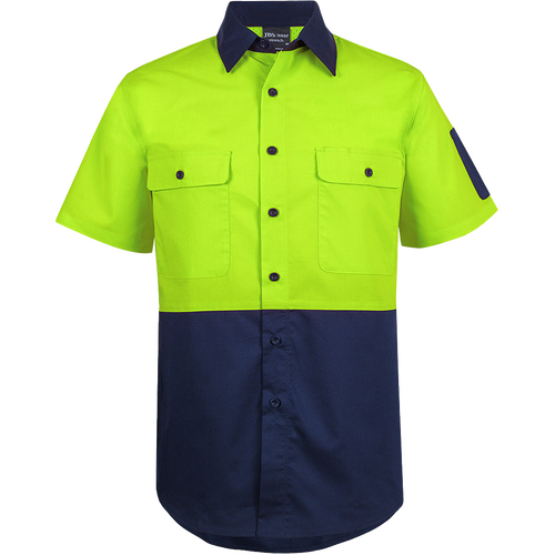 WORKWEAR, SAFETY & CORPORATE CLOTHING SPECIALISTS - JB's HV CLASS F RIPSTOP S/S WORK SHIRT