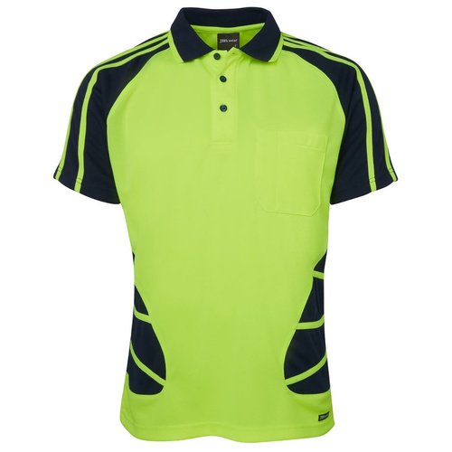 WORKWEAR, SAFETY & CORPORATE CLOTHING SPECIALISTS - JB's HI VIS S/S SPIDER POLO