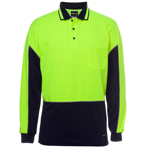 WORKWEAR, SAFETY & CORPORATE CLOTHING SPECIALISTS JB's HI VIS L/S GAP POLO