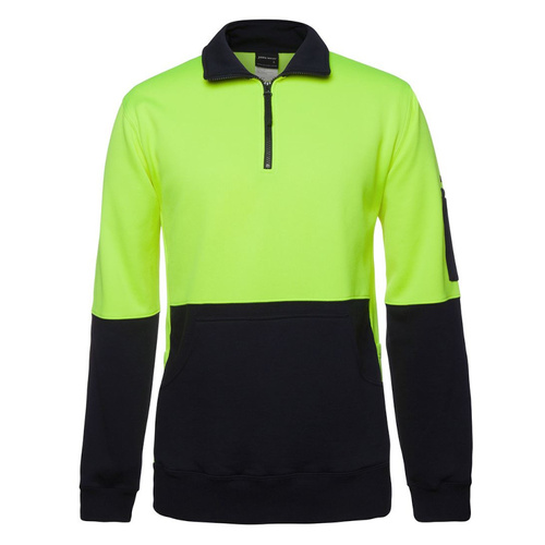 WORKWEAR, SAFETY & CORPORATE CLOTHING SPECIALISTS JB's HV 330G 1/2 ZIP FLEECE
