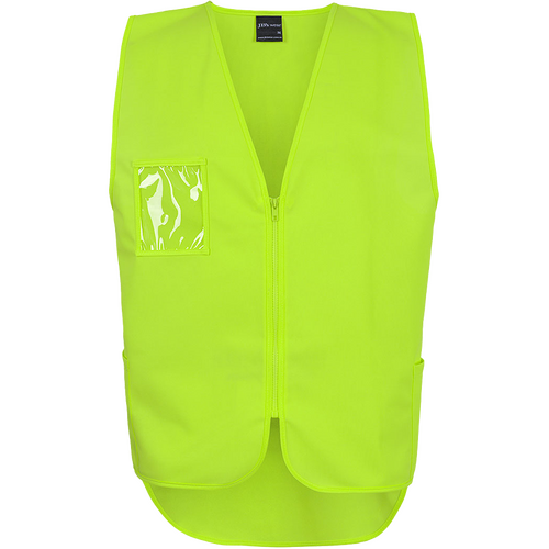 WORKWEAR, SAFETY & CORPORATE CLOTHING SPECIALISTS - JB's HV ZIP DROP TAIL SAFETY VEST