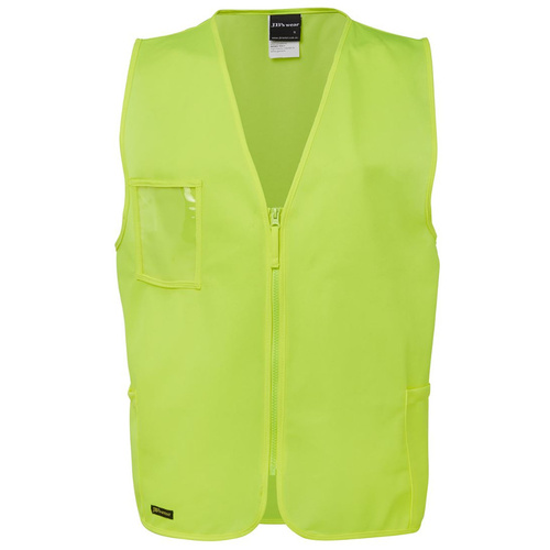 WORKWEAR, SAFETY & CORPORATE CLOTHING SPECIALISTS JB's HI VIS ZIP SAFETY VEST