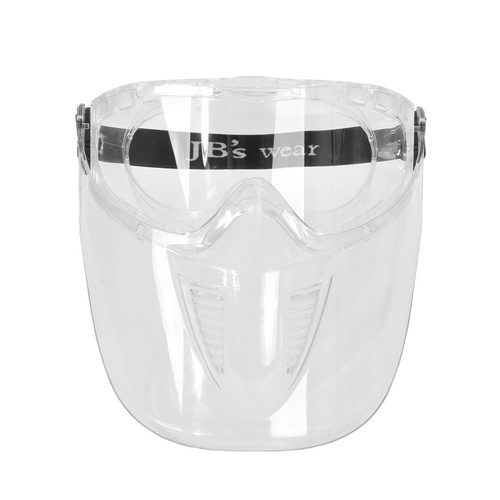 WORKWEAR, SAFETY & CORPORATE CLOTHING SPECIALISTS JB's GOGGLE AND MASK COMBINATION CLEAR
