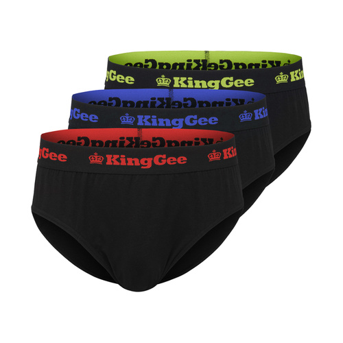 WORKWEAR, SAFETY & CORPORATE CLOTHING SPECIALISTS DISCONTINUED - Originals - COTTON BRIEF 3PK - MENS