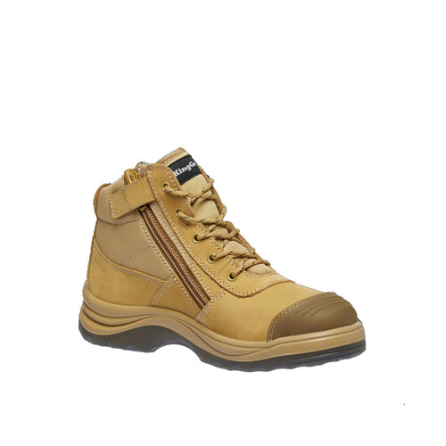 WORKWEAR, SAFETY & CORPORATE CLOTHING SPECIALISTS - Tradies - ZIP PR WHEAT Boot