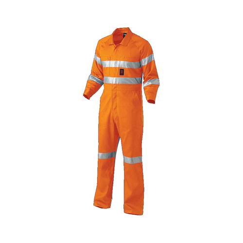WORKWEAR, SAFETY & CORPORATE CLOTHING SPECIALISTS Originals - Hi-Vis Summerweight Drill Reflect Overall - 'Hoop'