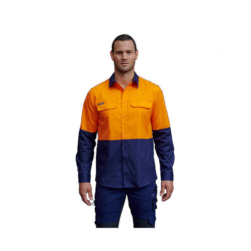 WORKWEAR, SAFETY & CORPORATE CLOTHING SPECIALISTS Workcool - WC PRO HI VIS SHIRT - LONG SLEEVE