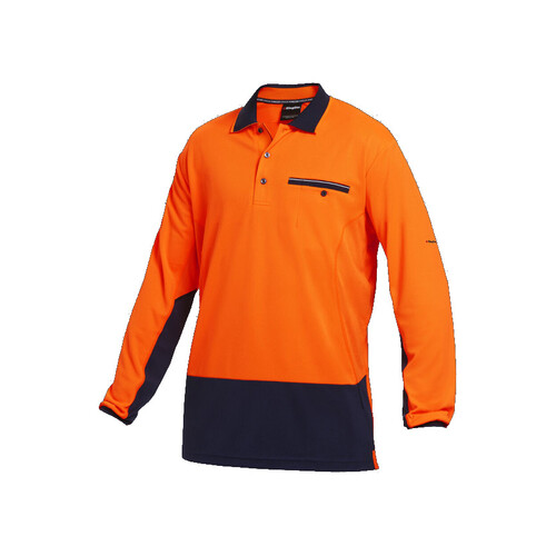 WORKWEAR, SAFETY & CORPORATE CLOTHING SPECIALISTS - Workcool - Hyperfreeze Hi Vis Polo L/S