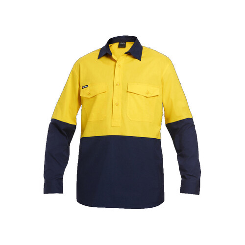 WORKWEAR, SAFETY & CORPORATE CLOTHING SPECIALISTS Workcool - Workcool 2 Spliced Closed Front Shirt L/S