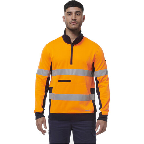 WORKWEAR, SAFETY & CORPORATE CLOTHING SPECIALISTS - REFLECTIVE 1/4 ZIP FLEECE