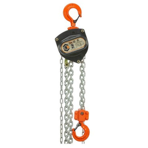 WORKWEAR, SAFETY & CORPORATE CLOTHING SPECIALISTS - Chain Block Industrial 2 Tonne Capacity 3m Long