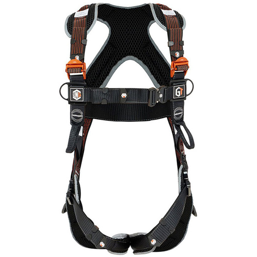 WORKWEAR, SAFETY & CORPORATE CLOTHING SPECIALISTS LINQ PREMIUM FALL-ARREST GT HARNESS MULTI PURPOSE 2XL  C/W GT ZIP SPORTS BAG