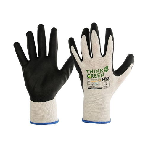 WORKWEAR, SAFETY & CORPORATE CLOTHING SPECIALISTS - THINK GREEN Nitrile Dip Recycled Glove