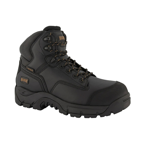 WORKWEAR, SAFETY & CORPORATE CLOTHING SPECIALISTS - PRECISION MAX SOFT TOE SZ WP WORK BOOT - Black