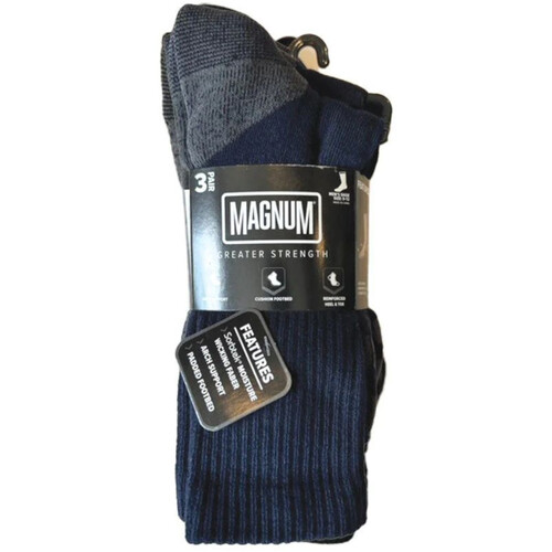 WORKWEAR, SAFETY & CORPORATE CLOTHING SPECIALISTS MAGNUM PERFORMANCE WORK 3 PK SOCK