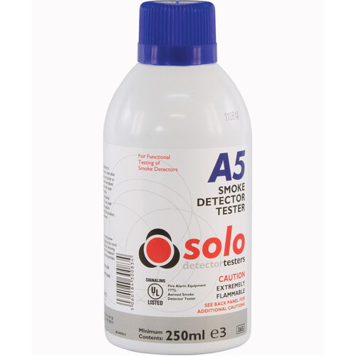 WORKWEAR, SAFETY & CORPORATE CLOTHING SPECIALISTS SOLO A5 Test Smoke - 250ml - Flammable (for use with MF-SDTK)