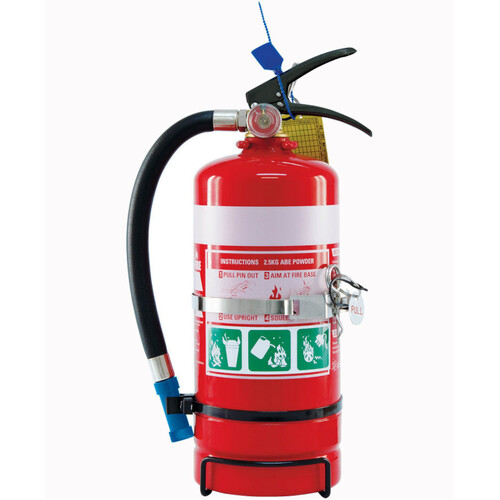 WORKWEAR, SAFETY & CORPORATE CLOTHING SPECIALISTS 2.5kg ABE Extinguisher c/w Vehicle Bracket