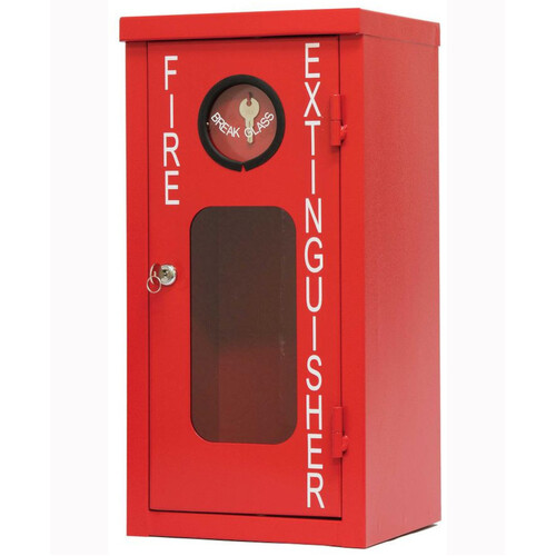 WORKWEAR, SAFETY & CORPORATE CLOTHING SPECIALISTS Metal Extinguisher Cabinet to suit 2.5kg with 003 Lock
