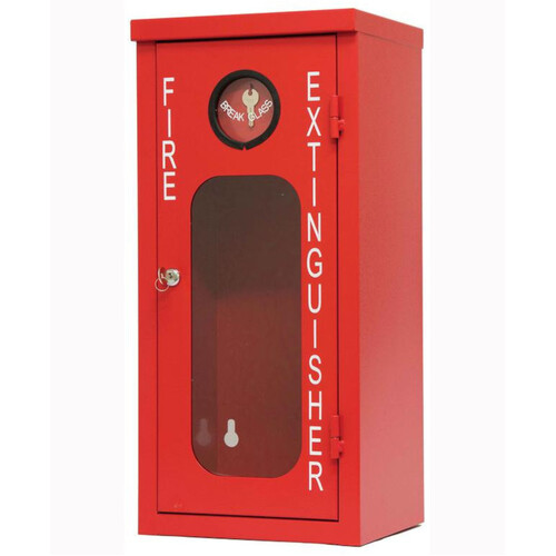 WORKWEAR, SAFETY & CORPORATE CLOTHING SPECIALISTS Metal Extinguisher Cabinet to suit 4.5kg with 003 Lock