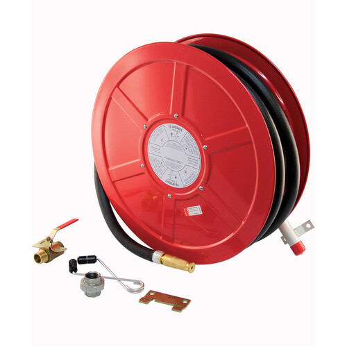 WORKWEAR, SAFETY & CORPORATE CLOTHING SPECIALISTS Fire Hose Reel - Red - 25mmx30M