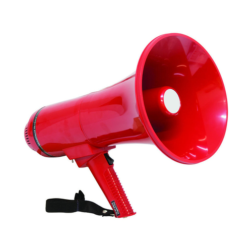 WORKWEAR, SAFETY & CORPORATE CLOTHING SPECIALISTS Megaphone with inbuilt alert and evac tone generator