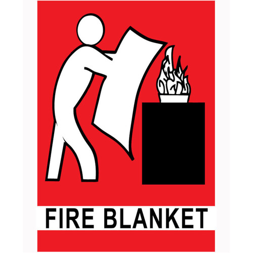 WORKWEAR, SAFETY & CORPORATE CLOTHING SPECIALISTS - Fire Blanket Location Sign