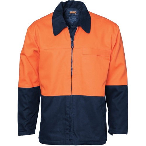 WORKWEAR, SAFETY & CORPORATE CLOTHING SPECIALISTS - HiVis Two Tone Protect or Drill Jacket