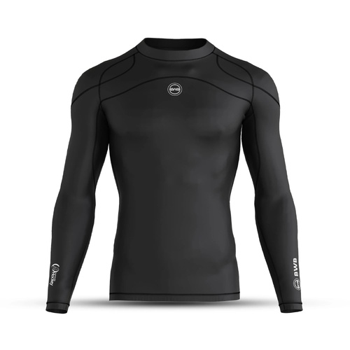 WORKWEAR, SAFETY & CORPORATE CLOTHING SPECIALISTS SHA L/S TOP WITH SHA LOGO ON RHS SLEEVE - IN WHITE