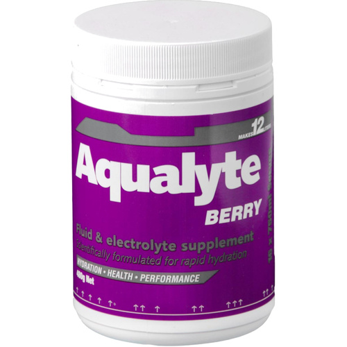 WORKWEAR, SAFETY & CORPORATE CLOTHING SPECIALISTS Aqualyte Electrolyte Powder Berry Flavoured Tub 480g x 5