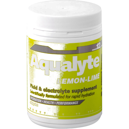 WORKWEAR, SAFETY & CORPORATE CLOTHING SPECIALISTS - Aqualyte Electrolyte Powder Lemon Lime Flavoured Tub 480g x 5