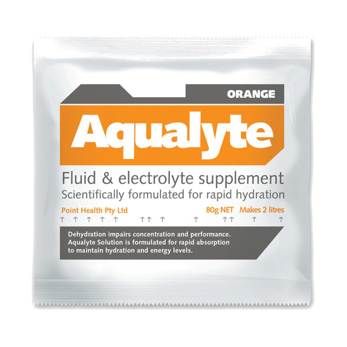 WORKWEAR, SAFETY & CORPORATE CLOTHING SPECIALISTS Aqualyte Electrolyte Powder Orange Flavoured Sachets 80g x 100