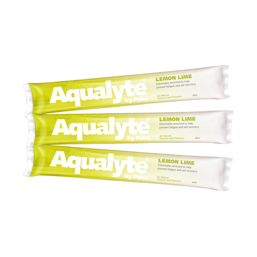 WORKWEAR, SAFETY & CORPORATE CLOTHING SPECIALISTS Aqualyte Icy Pole - L/Lime Flavour, 60ml, Box of 50