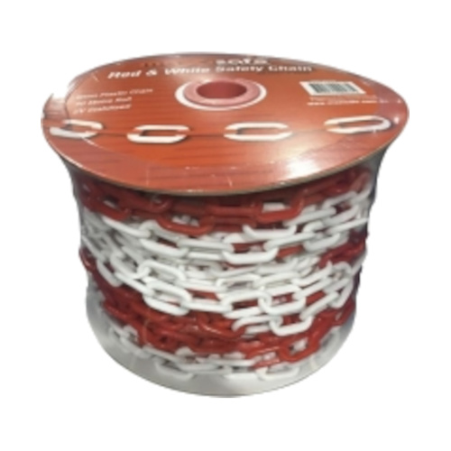 WORKWEAR, SAFETY & CORPORATE CLOTHING SPECIALISTS 6mm Red & White Safety Chain