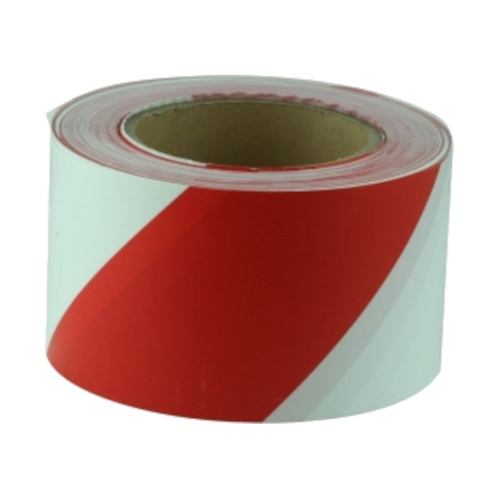 WORKWEAR, SAFETY & CORPORATE CLOTHING SPECIALISTS Red and white barricade tape