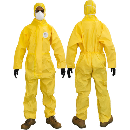 WORKWEAR, SAFETY & CORPORATE CLOTHING SPECIALISTS - Chembarrier Bioshield Coveralls, Type 3/4/5/6 - Medium