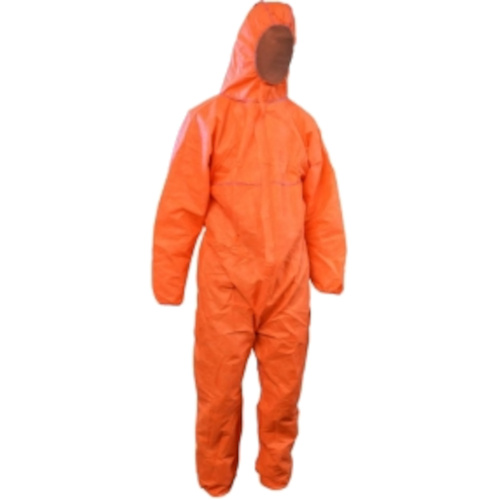 WORKWEAR, SAFETY & CORPORATE CLOTHING SPECIALISTS - Maxisafe Orange Polypropylene Disposable Coveralls - Small