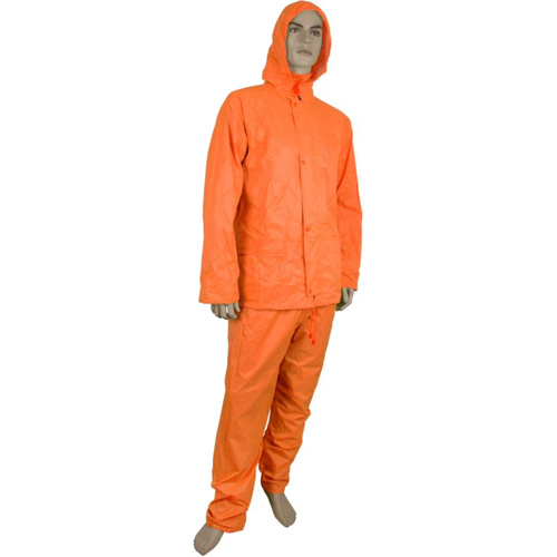 WORKWEAR, SAFETY & CORPORATE CLOTHING SPECIALISTS Maxisafe Rainsuit - Orange