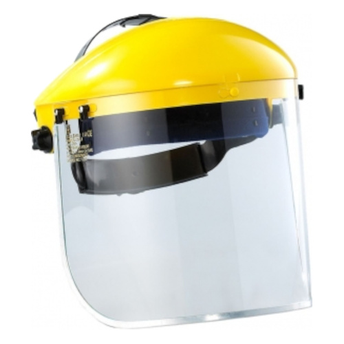 WORKWEAR, SAFETY & CORPORATE CLOTHING SPECIALISTS Maxisafe Yellow browguard with ERC430 clear visor