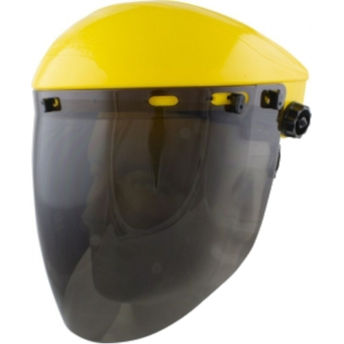 WORKWEAR, SAFETY & CORPORATE CLOTHING SPECIALISTS - Maxisafe Smoke EXTRA HIGH IMPACT Browguard & Visor