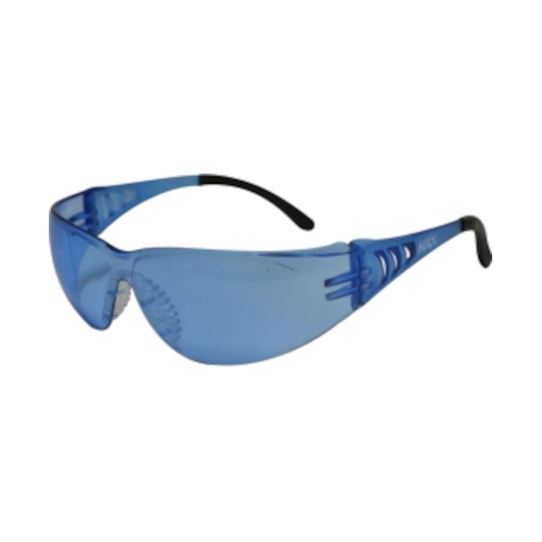 WORKWEAR, SAFETY & CORPORATE CLOTHING SPECIALISTS - Dallas Blue Lens Safety Glasses, with Anti-Fog