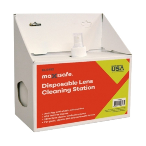WORKWEAR, SAFETY & CORPORATE CLOTHING SPECIALISTS Maxisafe Disposable Lens Cleaning Station