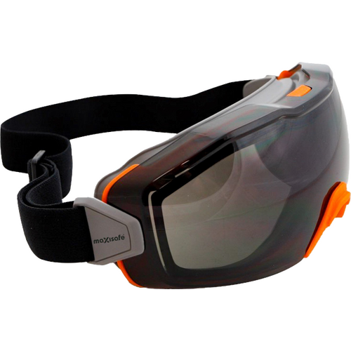 WORKWEAR, SAFETY & CORPORATE CLOTHING SPECIALISTS Premium Duo-Spherical Monogoggles - Smoke Lens
