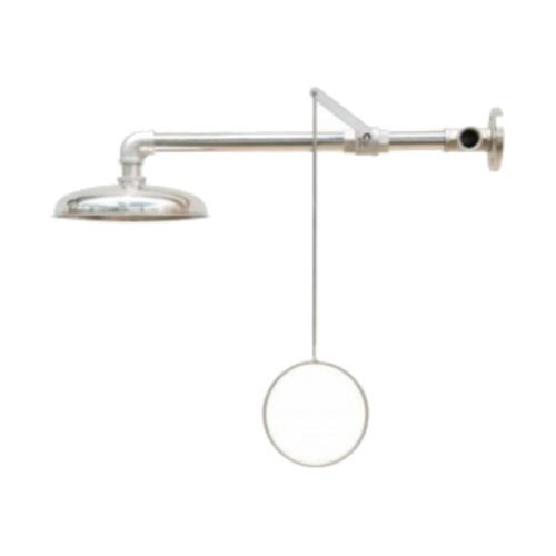 WORKWEAR, SAFETY & CORPORATE CLOTHING SPECIALISTS - Stainless Steel Wall Mounted safety shower