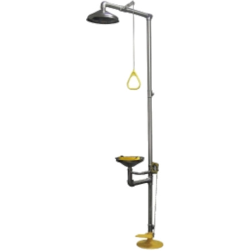 WORKWEAR, SAFETY & CORPORATE CLOTHING SPECIALISTS SST Floor Mounted Combination Unit with Drench Shower & Eyewash