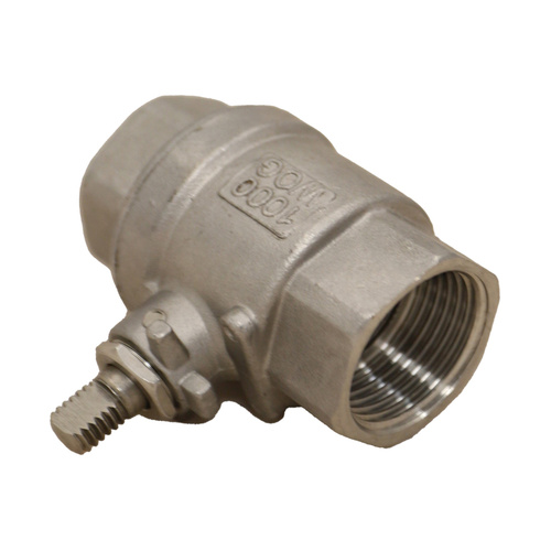 WORKWEAR, SAFETY & CORPORATE CLOTHING SPECIALISTS - Ball Valve for Safety Shower Stainless Steel