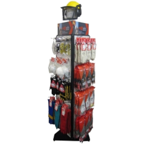WORKWEAR, SAFETY & CORPORATE CLOTHING SPECIALISTS Heavy Duty Floor Spinner Merchandiser
