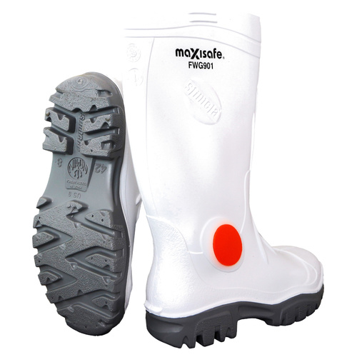 WORKWEAR, SAFETY & CORPORATE CLOTHING SPECIALISTS - EXECUTIVE White with Safety Toecap - size 4